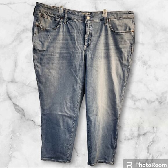 NWT Madewell Jeans Mid-Rise Stovepipe Size W 28W - Picture 1 of 7